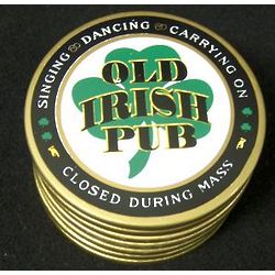 Old Irish Pub Coasters