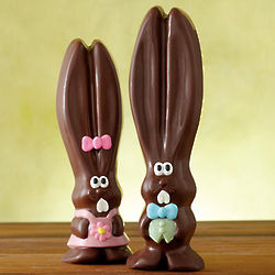 Mr. and Mrs. Ears the Milk Chocolate Easter Bunnies