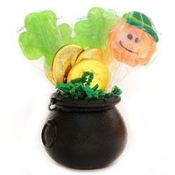 St. Patrick's Day Shamrock Pot o' Gold Candy Assortment
