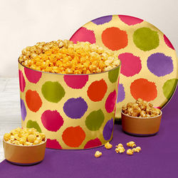 Celebration Dots Popcorn Gift Tin