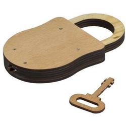 Lock and Key Wooden Puzzle