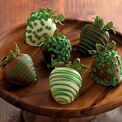 St. Patrick's Day Hand-Dipped Chocolate-Covered Strawberries