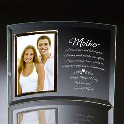 Mother Curved Glass 4x6 Personalized Photo Frame