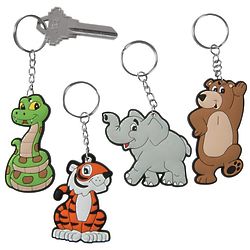 Jungle Animal Key Chains