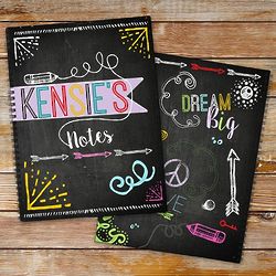 Personalized Chalkboard Notebooks