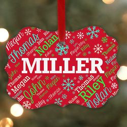 Personalized Word-Art Benelux Ornament