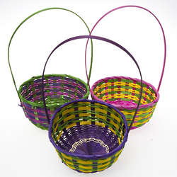 Round Easter Baskets