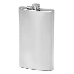 12-Ounce Stainless Steel Flask with Personalized Engraving