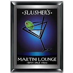Personalized After Hours Martini Lounge Sign