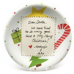 Personalized Letter to Santa Plate