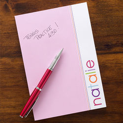 Girl's Personalized Notepad