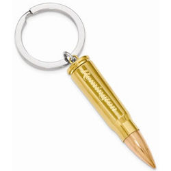 Engravable Remington Bullet Key Chain