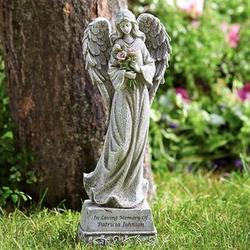 Personalized Eternal Peace Memorial Garden Angel Sculpture