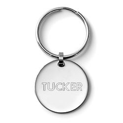 Large Personalized Stainless Steel Pet Tag