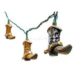 Cowboy Boot Decorative String Lights