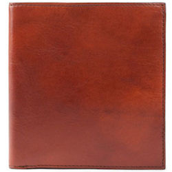 Bosca Old Cognac Leather 12-Pocket Credit Wallet