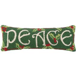 Festive Wool Peace Pillow