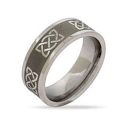 Stainless Steel Celtic Knot Band