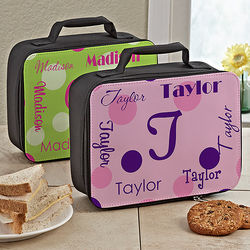 Girl's That's My Name Personalized Lunch Tote