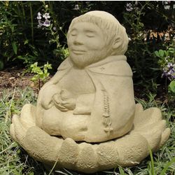 Cast Stone Meditating St. Francis Garden Statue