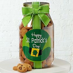 Happy St. Patrick's Day Chocolate Chip Cookie Jar