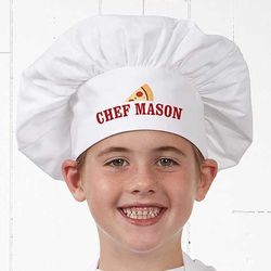 The Pizza Maker Personalized Kids Chef Hat