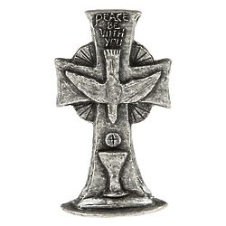 Handcrafted Pewter Confirmation Cross