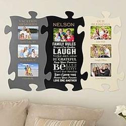 Personalized Family Rules Photo Set