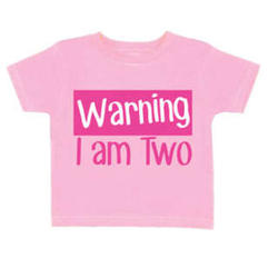 Personalized Toddler Warning I Am Pink T-Shirt
