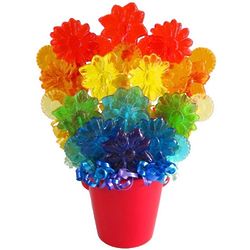 Rainbow Lollipop Bouquet
