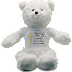 My Baptism Personalized Teddy Bear