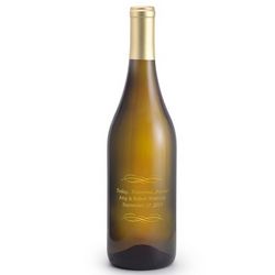 Reserve Chardonnay Today Tomorrow Forever Etched Wine Bottle