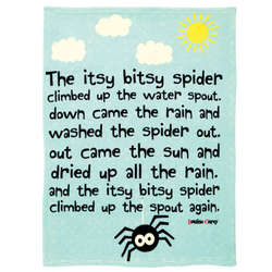 Itsy Bitsy Spider Baby Blanket