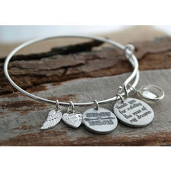 Mother of the Groom Thank You Personalized Adjustable Wire Bangle