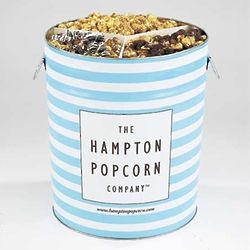 3 Hampton Gourmet Popcorn Flavors in 6.5 Gal. Gift Tin