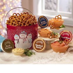 Wisconsin Pretzel and Cheese Spread Gift Set