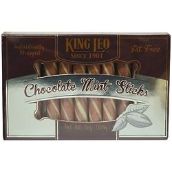 King Leo Chocolate Mint Soft Sticks - 7oz Box