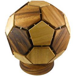 Mondial Soccer Ball 3D Wooden Puzzle Brain Teaser