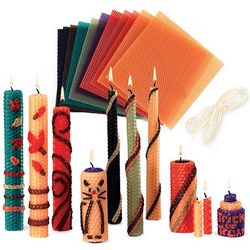 Autumn Beeswax Candle Rolling Kit