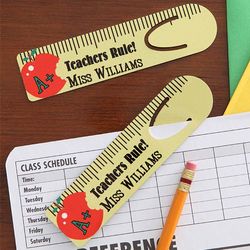 Personalized Teacher's Rule Bookmarks