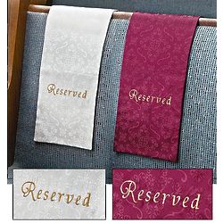 Embroidered Jacquard Reserve Pew Cloths