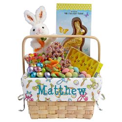 10" All-In-One Easter Basket with Personalized Liner