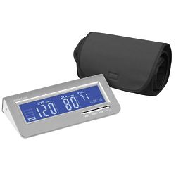 Metallic LED Readout Arm Cuff Blood Pressure Monitor