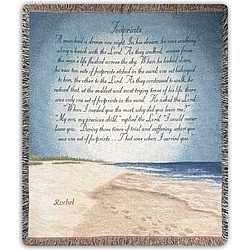 Footprints in the Sand Throw