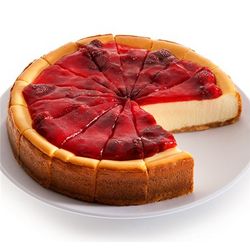9" New York Strawberry Topped Cheesecake