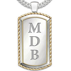 Graduation Personalized Stainless Steel Dog Tag Pendant Necklace