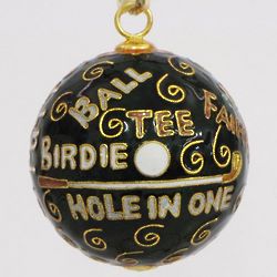 Golf Expressions Handmade Christmas Ornament