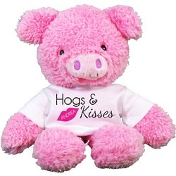 Hogs & Kisses Fuzzy Pig
