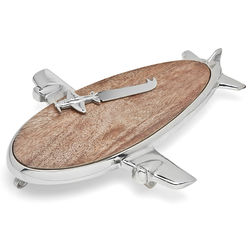 Airplane Cheese Board and Knife