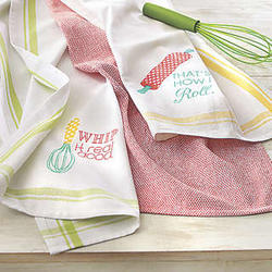 Set of 3 Cheeky Kitchen Towels